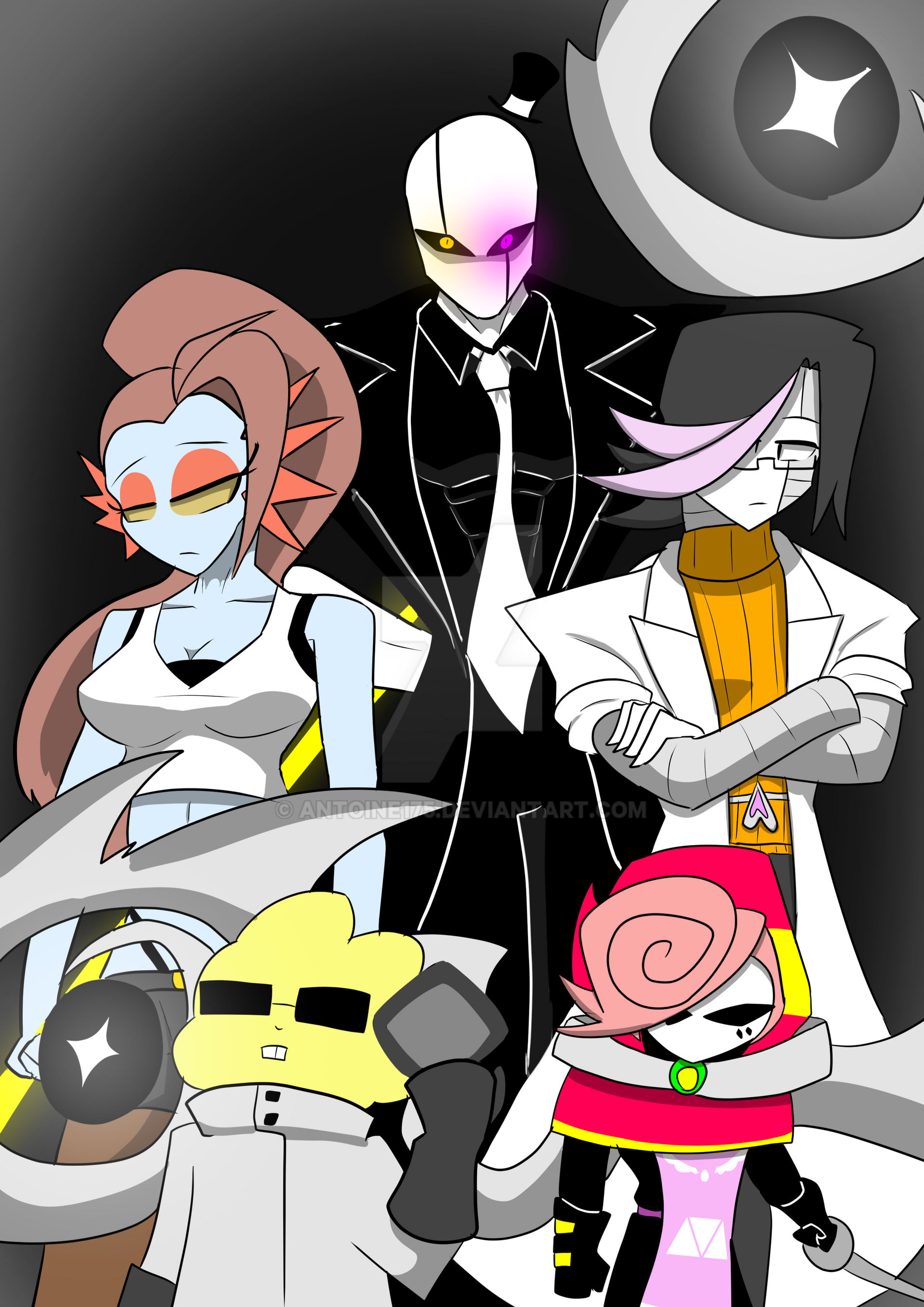Epic Tale Characters EPICTALE FAN ART - Team Gaster by Antoine175 on DeviantArt