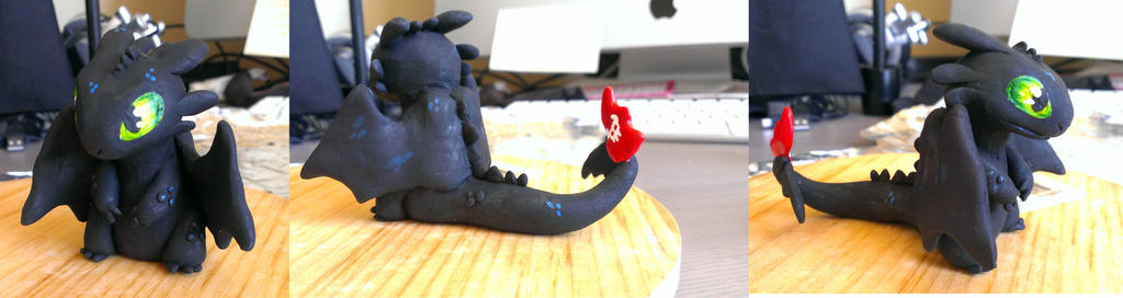 Toothless sculpture 2 by Kauritsuo on DeviantArt