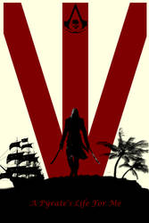Assassin's Creed 4 Black Flag Minimalist Poster