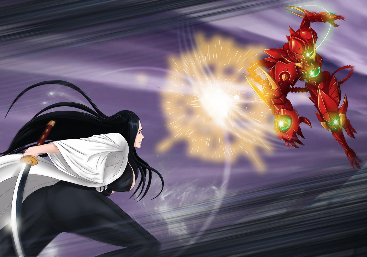 Issei Vs Unohana By Amenoosa by Ddraig235 on DeviantArt