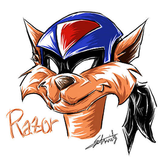 Razor in SWAT Kats