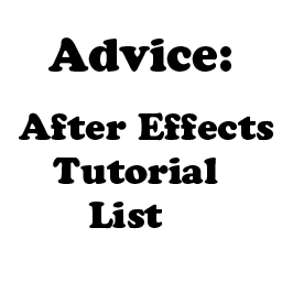 Advice: AfterEffects Tutorials by Crevist
