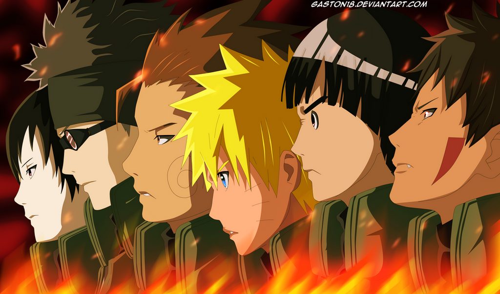 Naruto in fire
