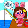 Zoe Bunny Goes Fishing