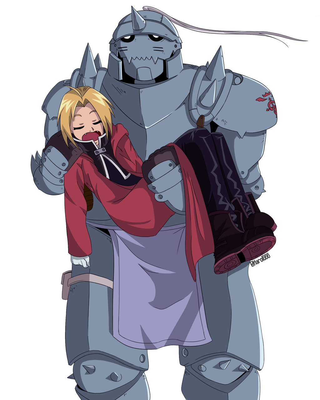 Edward and Alphonse (Full Metal Alchemist)