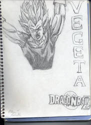 5th Grade Drawings - Vegeta