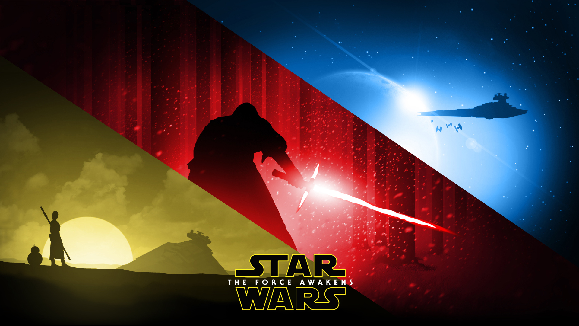 Star Wars The Force Awakens Wallpaper By Rocklou On Deviantart