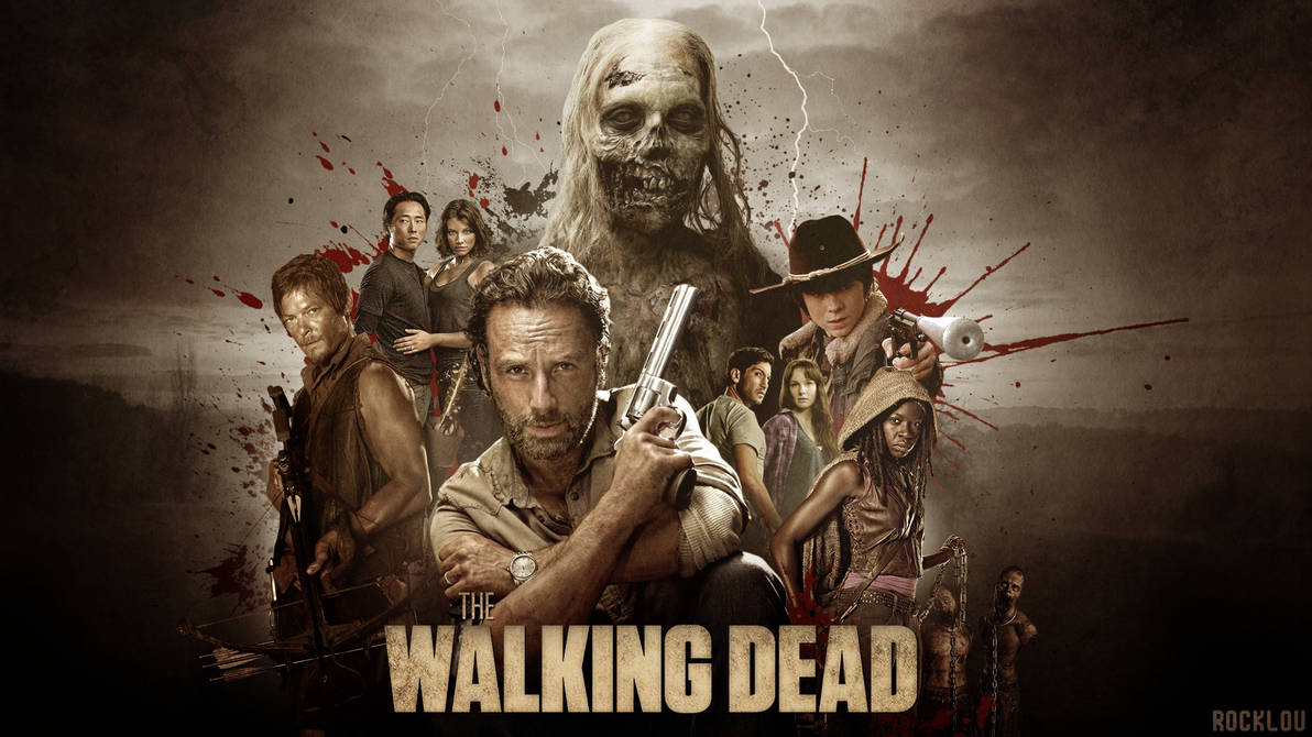 The Walking Dead collage - Wallpaper by
