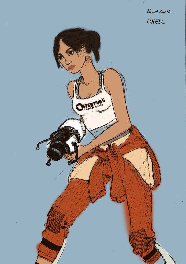 Chell by bellatrix-dourden on DeviantArt