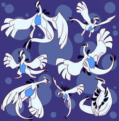 A Gaggle of Lugia