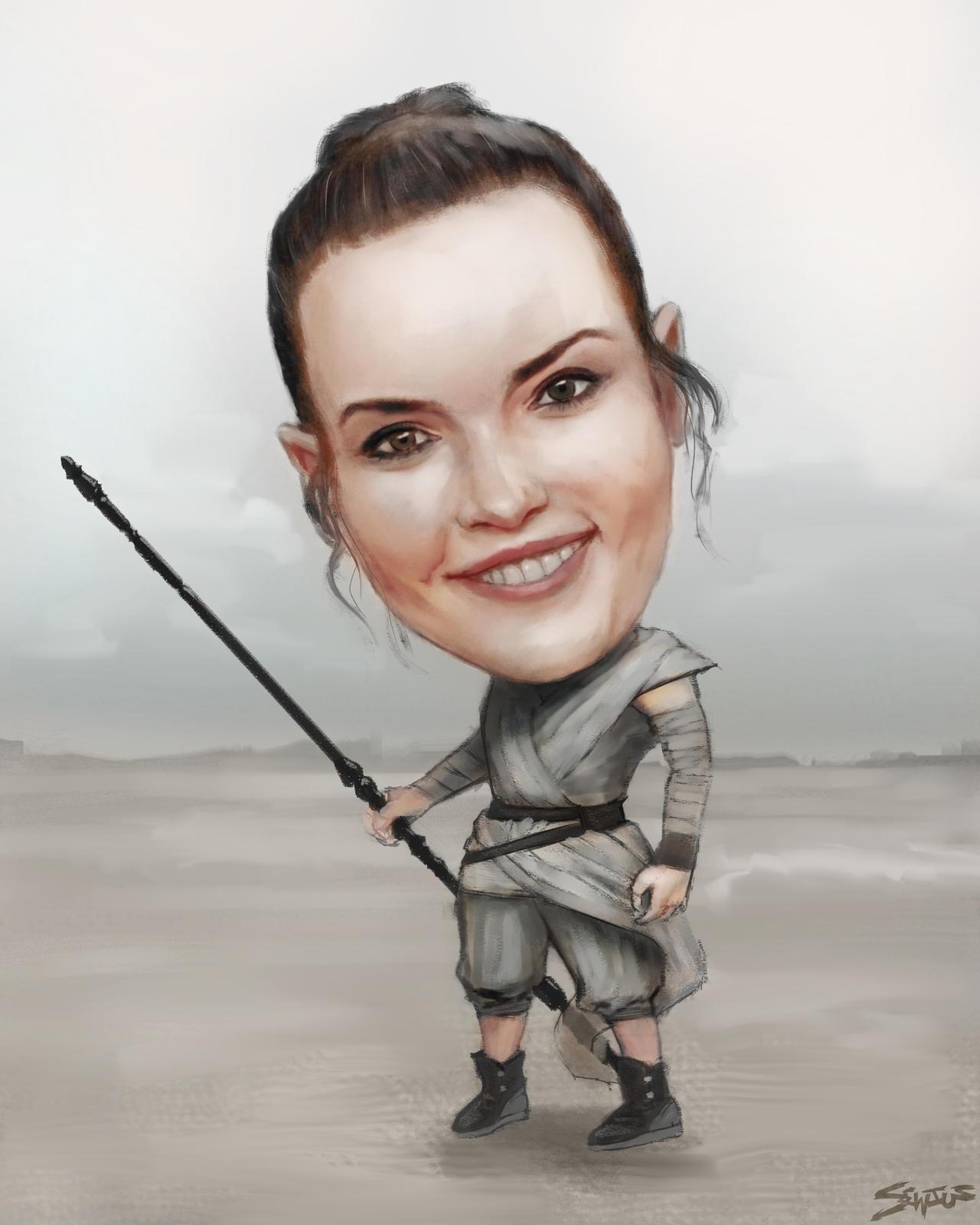 Rey - StarWars by SewiusArt on DeviantArt