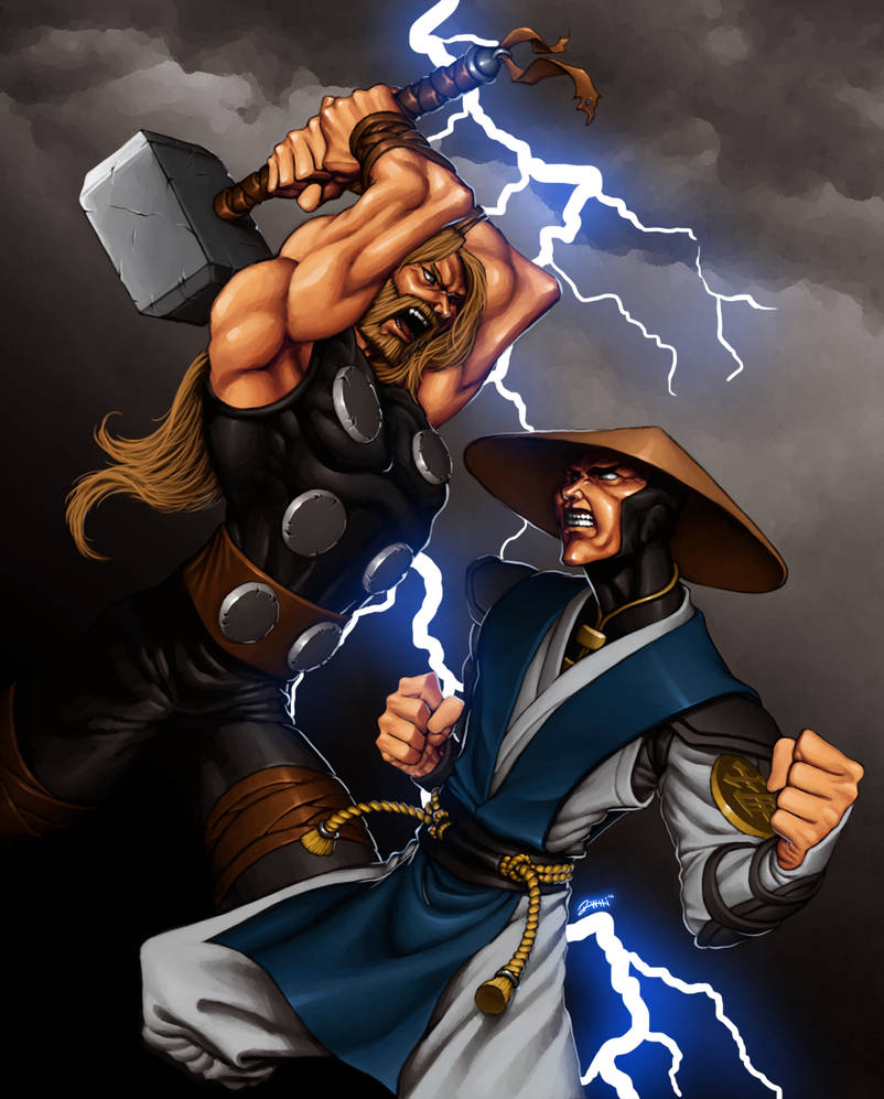 Thor Raiden Thor vs. Raiden: I am the God of Thunder by EnygmatycNinja on DeviantArt