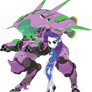 Rarity as D.Va with Spike Mech [Overwatch]