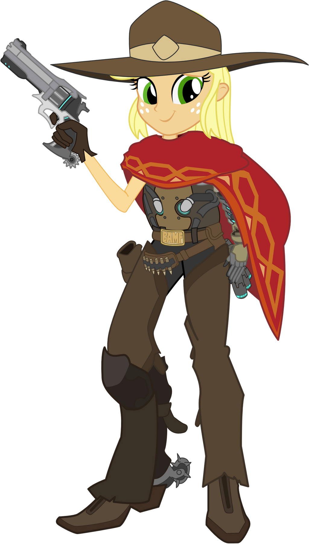 Applejack as McCree [Overwatch]