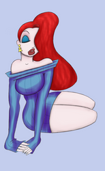 Jessica rabbit by Coolbeaniebabez