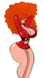 Miss Bellum Short Skirt Cel Shading