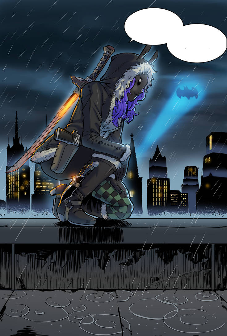Dapper Black Rabbit Deviantart Commission: Black Rabbit by Ewder on DeviantArt