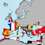 Map of the Roman Empire with Modern Overlay