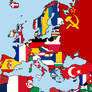 Europe 1933 - Flag Map