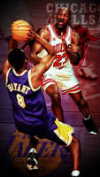 Kobe Bryant and Micheal Jordan iphone wallpaper