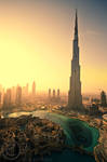 Dubai Swimming in the Sun by 0Dalal0