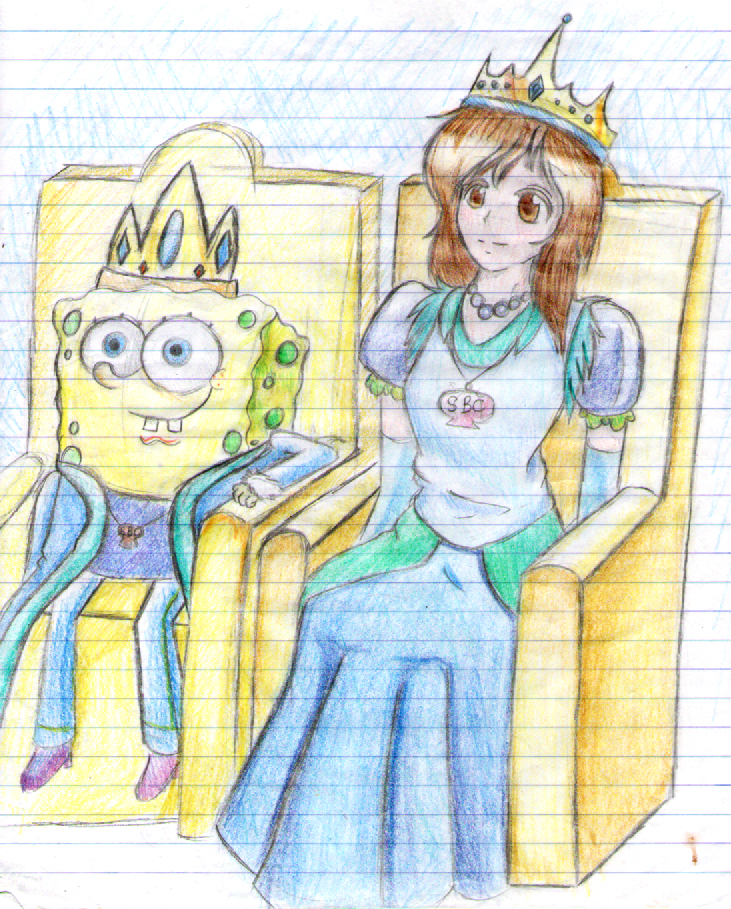 Queen Spongfifi and King Spongebob