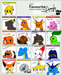 My fav Pokemons