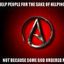 Why do atheists help people?