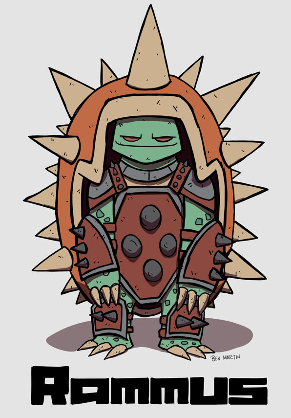 Rammus by TotalBenArt on DeviantArt