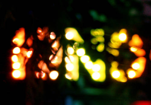 Glowing Rainbow Bokeh Texture