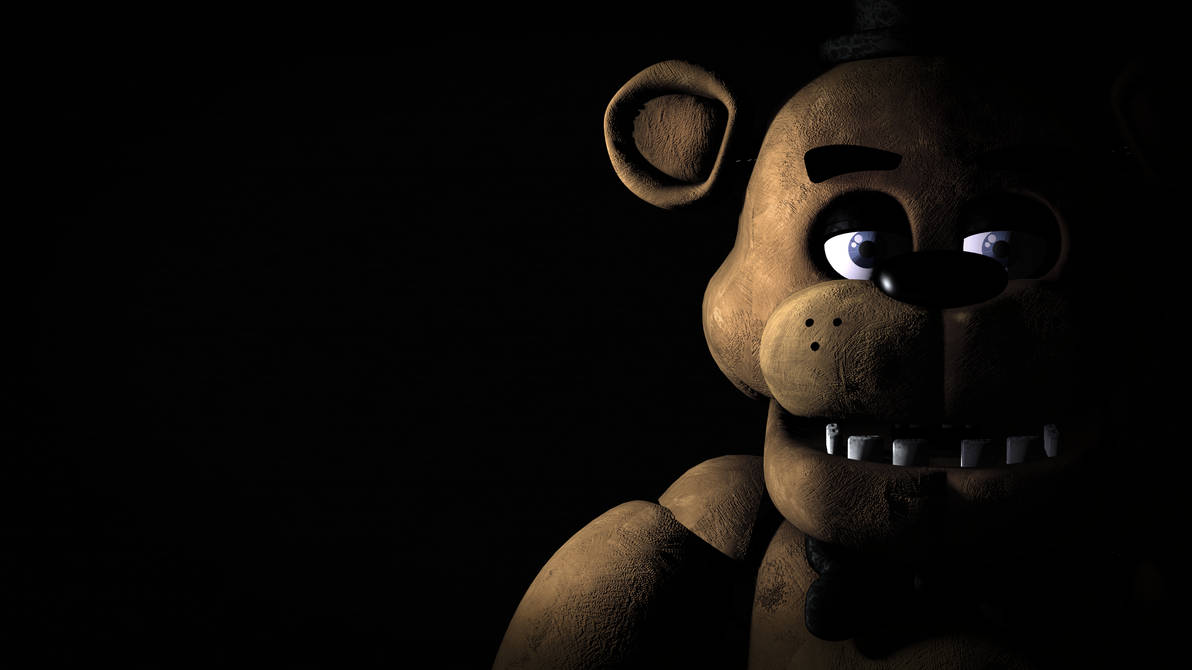 Fnaf 1 title screen remastered (no text though) by NathanNiellYT on  DeviantArt
