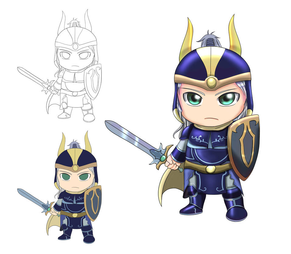 Knightro Chibi knight chibi - Copy by ThaiPhamSONY on DeviantArt
