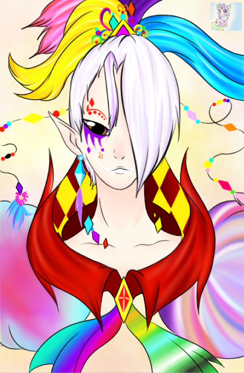 Ghirahim in Kefka's style [REMAKE]