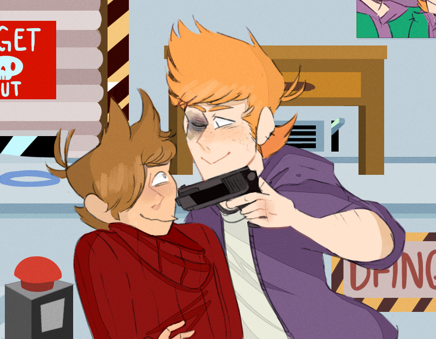 Daily Eddmatt on X: On 6/18/21 the official Eddsworld account posted this  drawing which shows Matt carrying Edd,and Tom carrying Matt,but it also  shows Matt smiling at Edd while he holds a