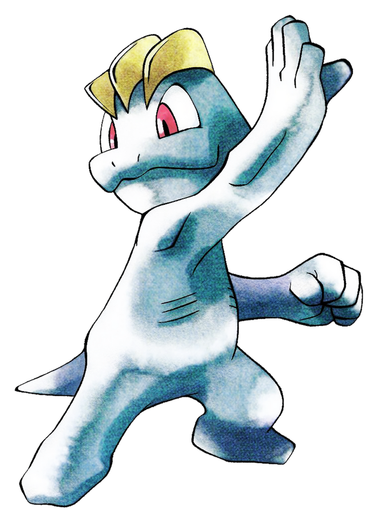 Machop From Ruby 066 Machop (RB) by HILSONITY on DeviantArt