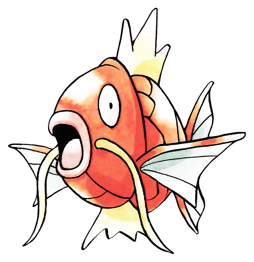 Magikarp Facing Rigth 129 Magikarp (RG) by HILSONITY on DeviantArt