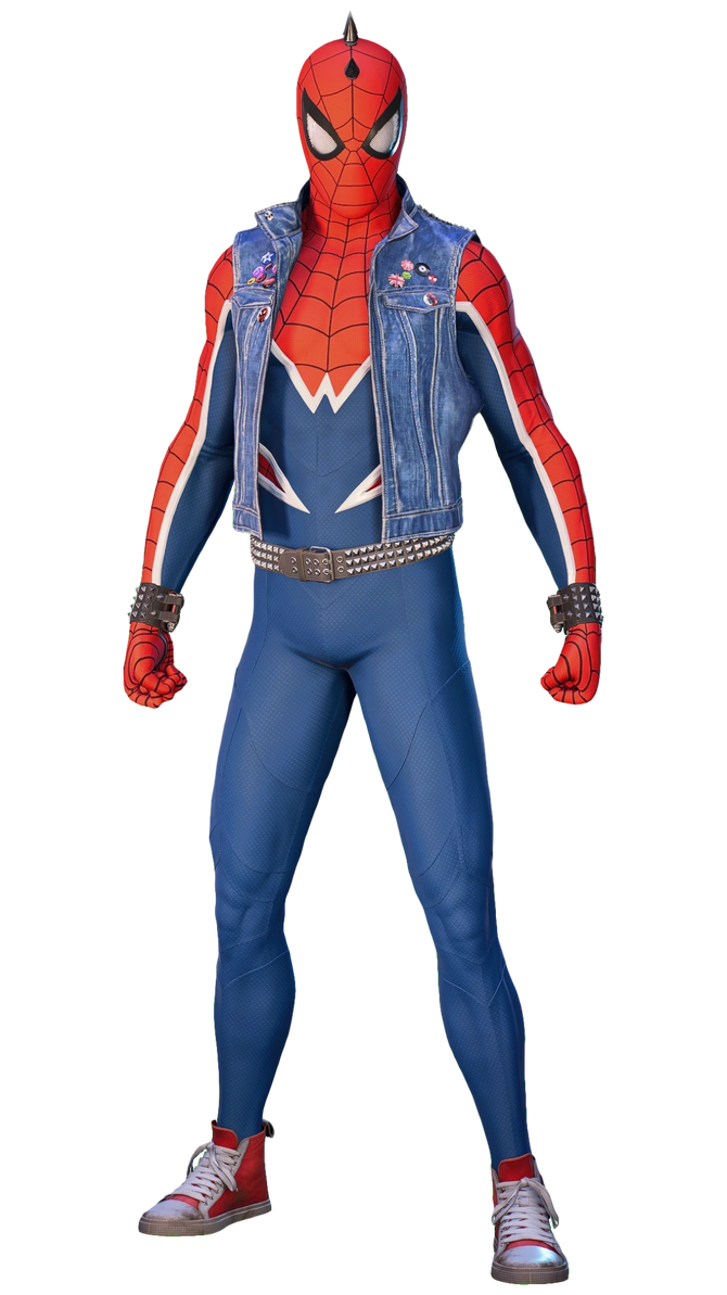 Spider-Punk Suit Default by HILSONITY on DeviantArt