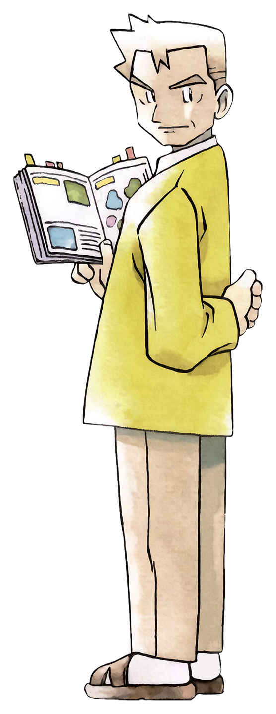 Professor Oak (GS) by HILSONITY on DeviantArt
