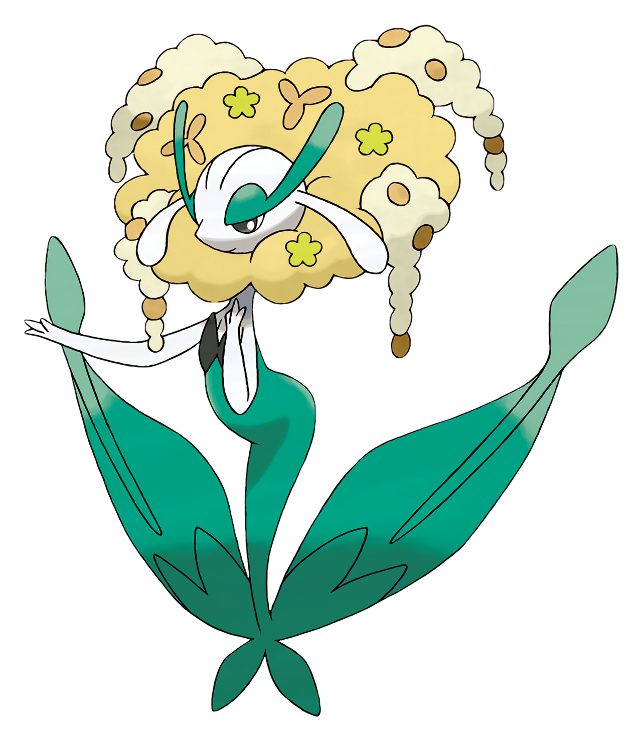 671 Florges Yellow Flower by HILSONITY on DeviantArt