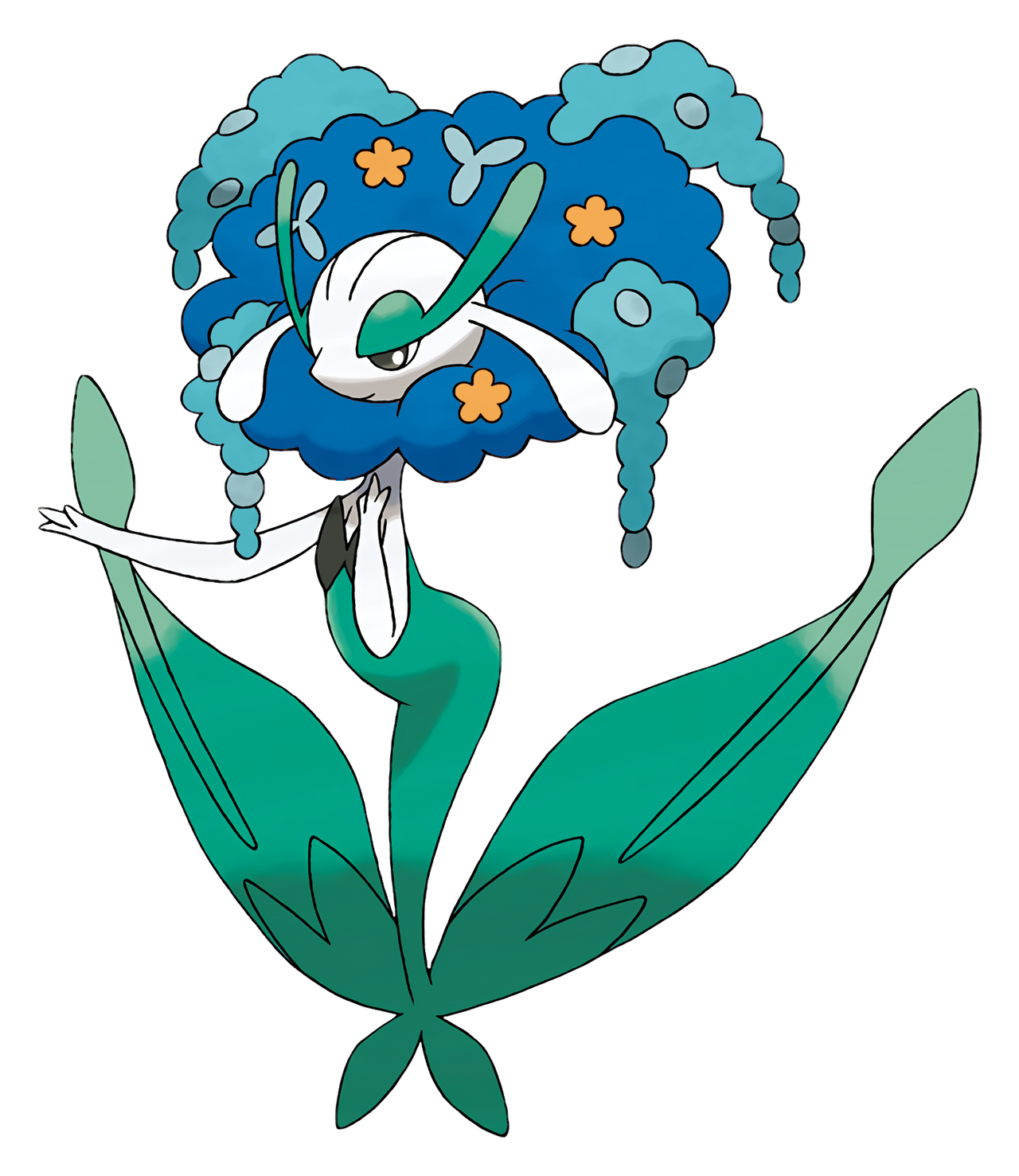 Florges Style 671 Florges Blue Flower by HILSONITY on DeviantArt
