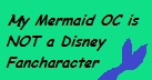 Non-disney mermaid OC stamp