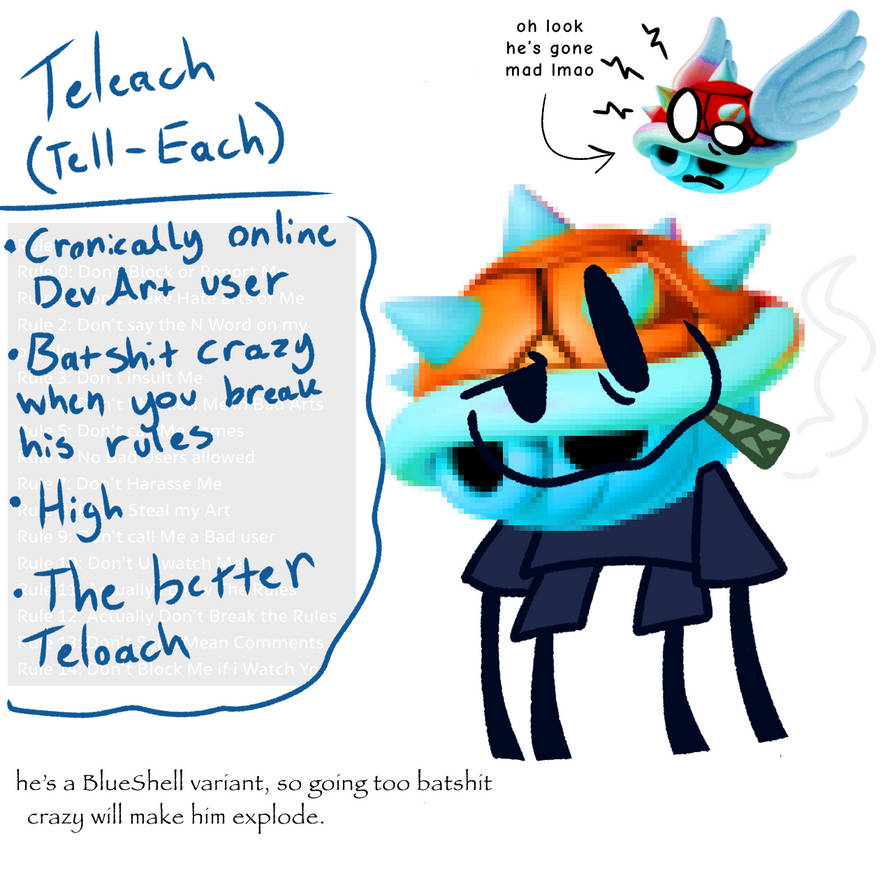 Heres a better spiny shell by ShagOfSirs on DeviantArt