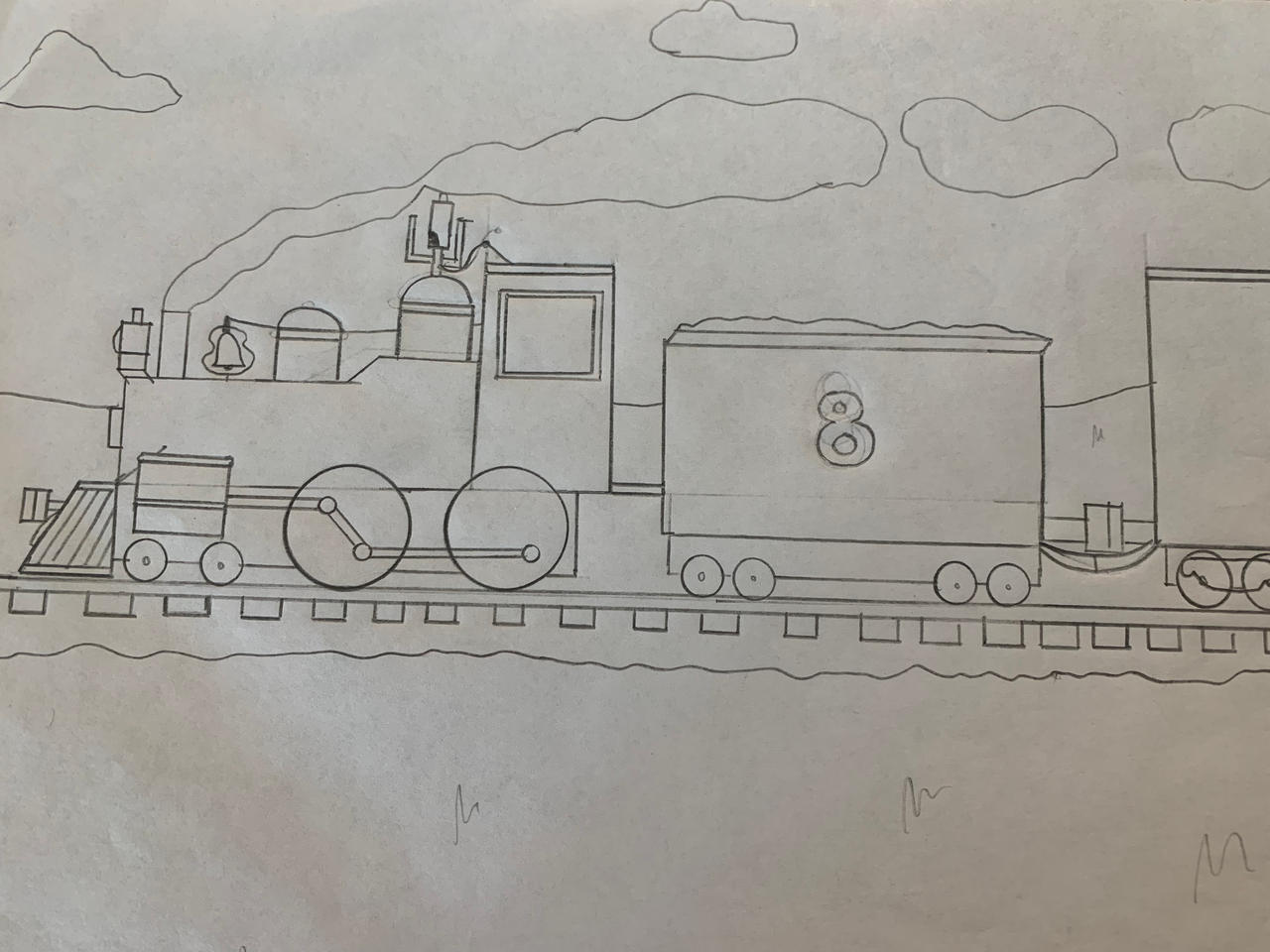 Steam Locomotive Pulling a Freight Train by ARichardL98 on DeviantArt