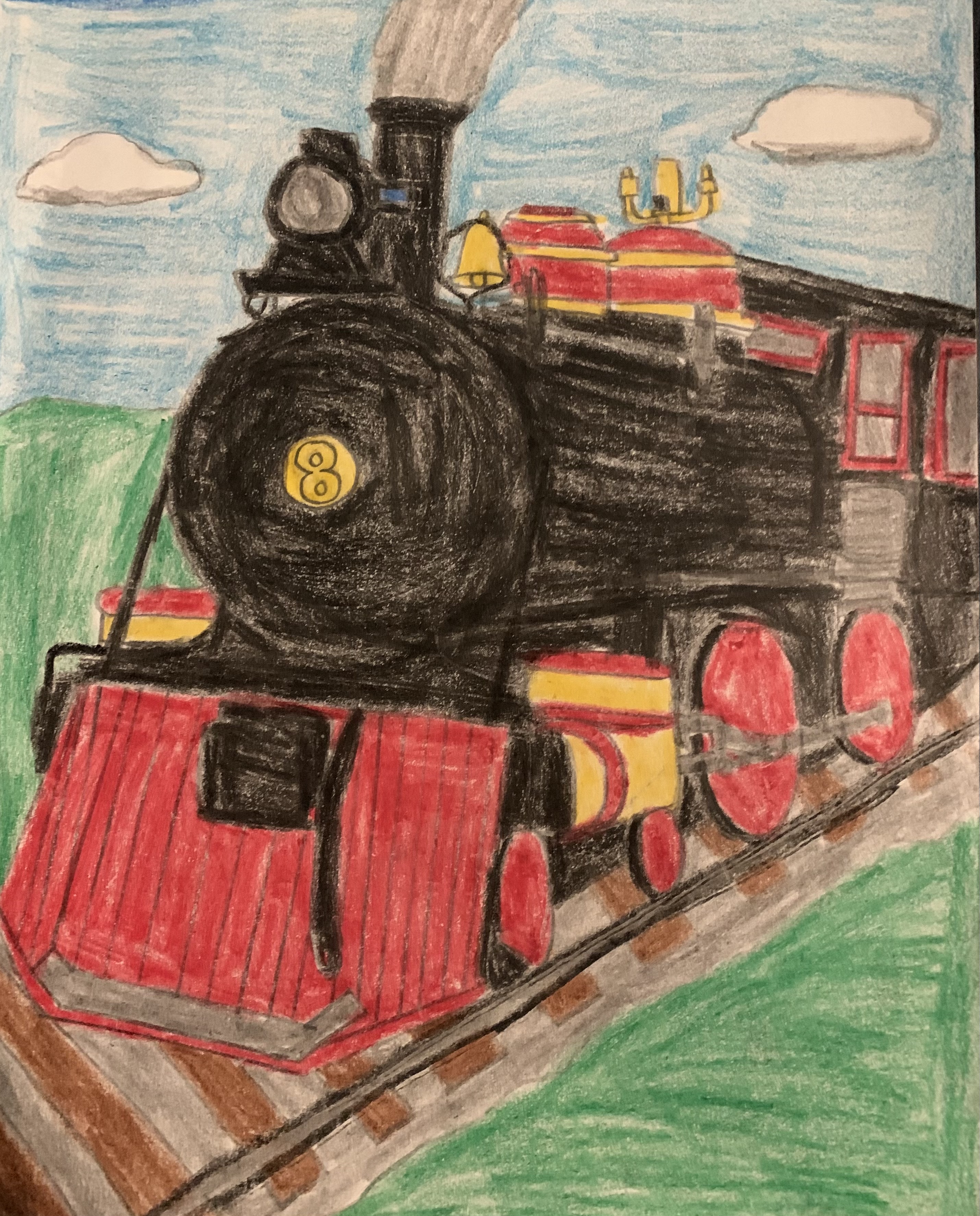 Steam Locomotive Number 8