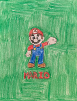 Mario Figure Trace Drawing