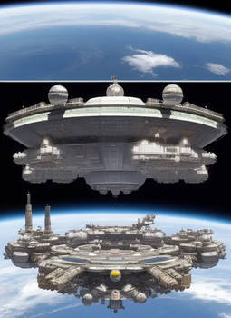 Europa-Class Habitat And Werkes-Class Platform Shi