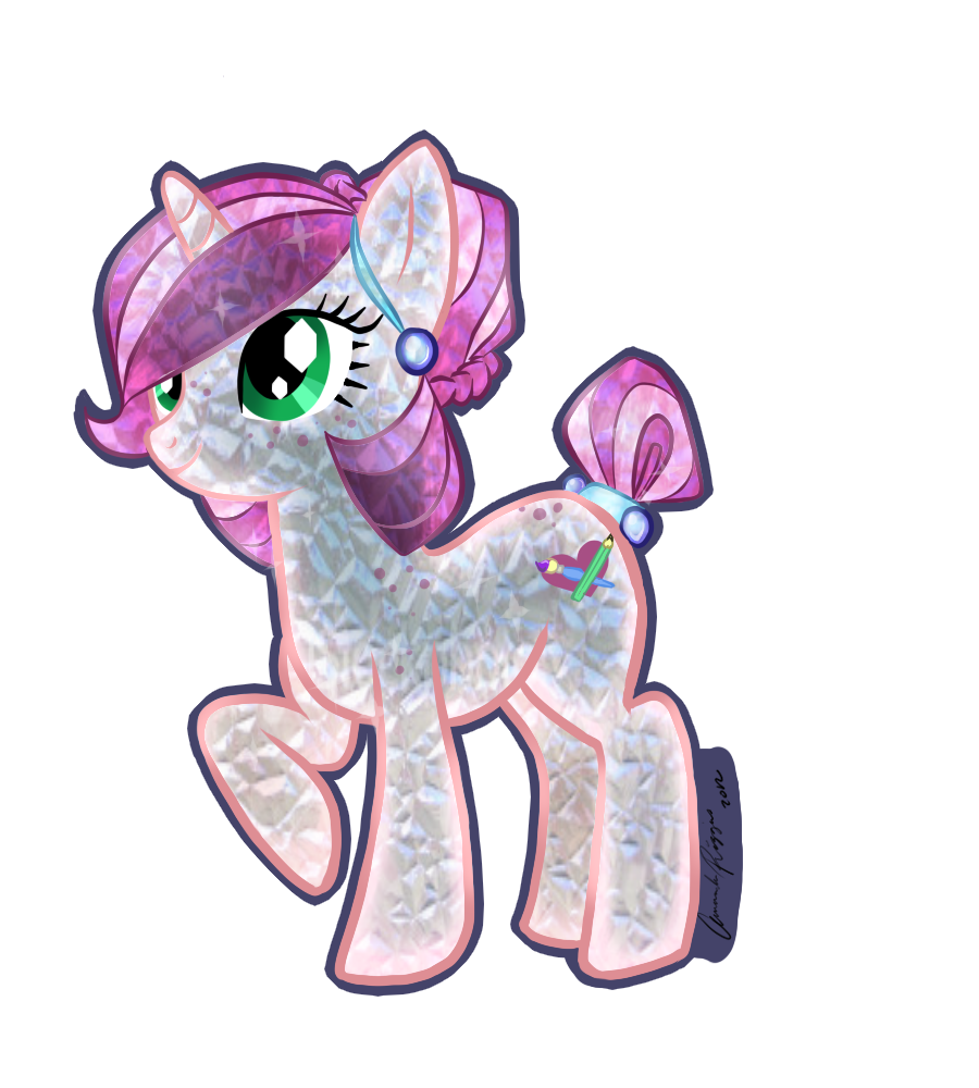 Freckle Sketch CRYSTAL Crystal Pony