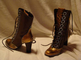 steampunk boots by Dana