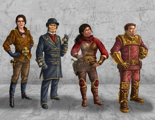 Steampunk character-sheet by DougSirois Steampunk character-sheet by DougSirois