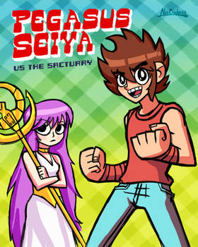 Pegasus Seiya - Scott Pilgrim Cover